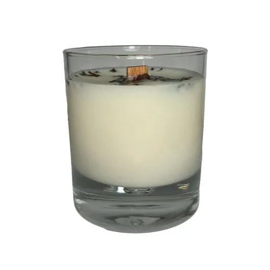 'Ikigai' Rose Candle · Glass